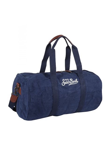 Borsone Mc2 Saint Barth Jetleg uomo JETLEGROUND00277H Blu doppio manico tasca interna tracolla zip MC2 SAINT BARTH | Borsoni | JETLEGROUND00277H61
